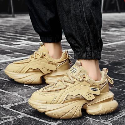 Herren Freizeit Schuhe Plateau Dicke Sohle Sneaker Männlich Mann Laufschuhe Herren Mode Freizeit Schuh Turnschuh Sneaker