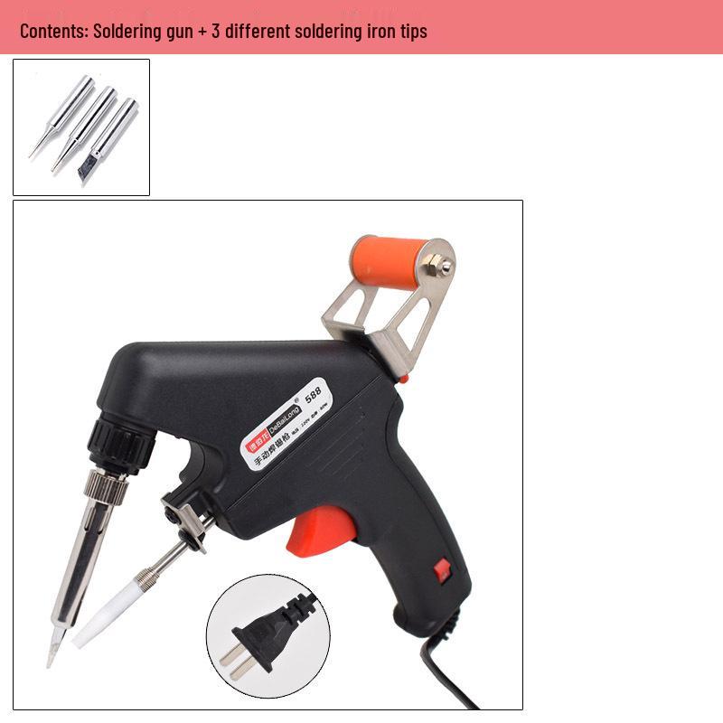 80W Constant Temp Electric Soldering Iron Set for Household Electrical Repair