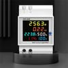 Rail AC Display D52-2066 40-300V 100A / Digital Ammeter, Voltmeter, Wattmeter With External