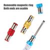 Schraubendreherkopf Magnetring Universalschraubendreher Power Bits Magnetisierer Ring Schwerlast Edelstahl Magnetischer Schraubenhalter Werkzeuge