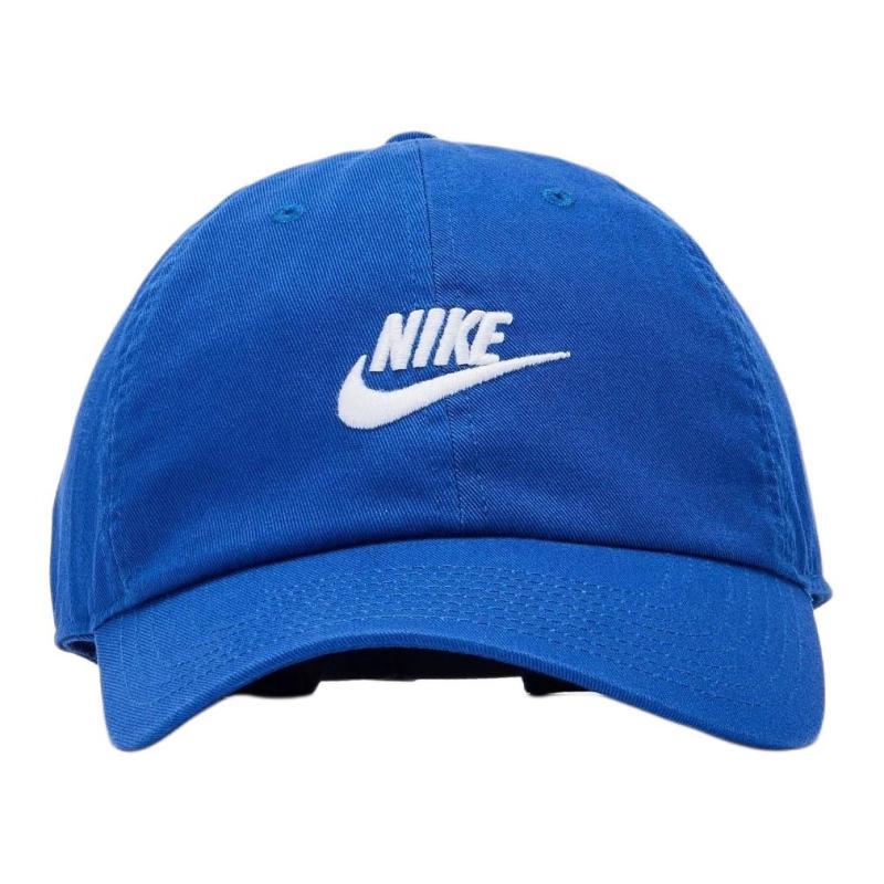 Nike Cotton Fabric Baseball Caps Unisex Royal Blue Casual FB5368-480