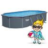 Year-Round Panel Garden Pool 732X366X132 Cm 13W1 Sets 561Cw