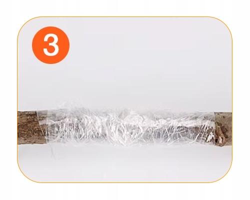 Sécateur de Greffage d'Arbres Cisailles de Jardinage pour Branches 3x Lames Ruban Pommade