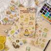 4/24sheets Kawaii Little Girl's Daily Life PET Die Cut Stickers DIY Diary Phone Case Aesthetics Stationery Stickers