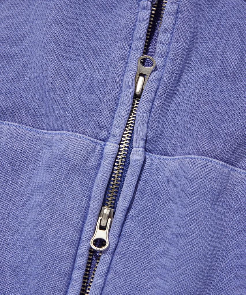 Suade Loose Suade Hood Zip Up [Pigment Purple]
