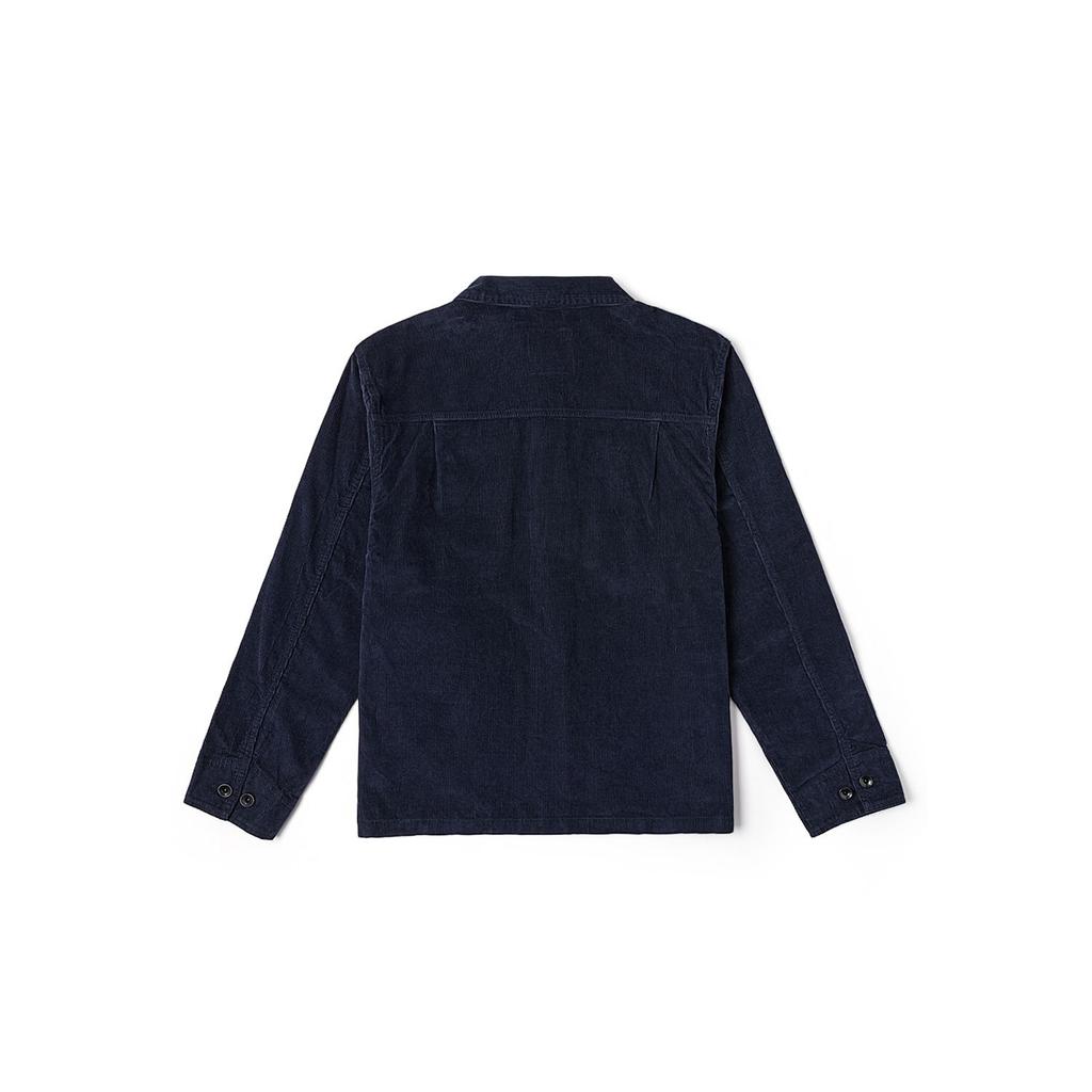 Vans Button-Down Corduroy Long Sleeve Jacket Men Jackets Dark-Blue VN000KV2JDU