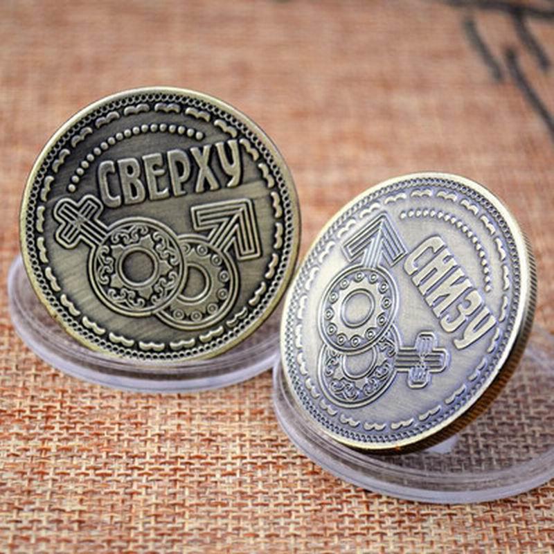

Коллекция украшений Любовь Пара Логотип Бронзовая Звезда Символ Двусторонние Монеты