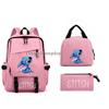 School Bag Female Male Student Backpack Cartoon Laptop Youth Backpack 3-Piece Set