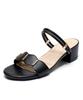 Saera Crystal Embellished Block Heel Sandals K56M602