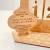 2023 Ramadan Countdown Calendar Eid Mubarak Ornament Wooden Ramadan Calendar Muslim Party Decoration Craft Eid Al-Adha Ornament ZPG