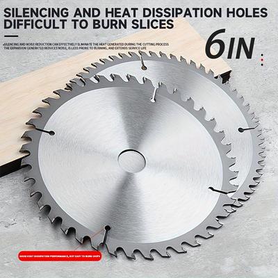 Lame de scie en carbure 6 pouces 150 x 25,4 mm 40 dents, disque de coupe pour bois, granit, outil électrique multifonction pour meuleuse d'angle