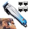 Professional Hair Clipper Mens Adjustable Length Hair Trimmer Corded Hair Cutting Kit for Home Use Red/Blue