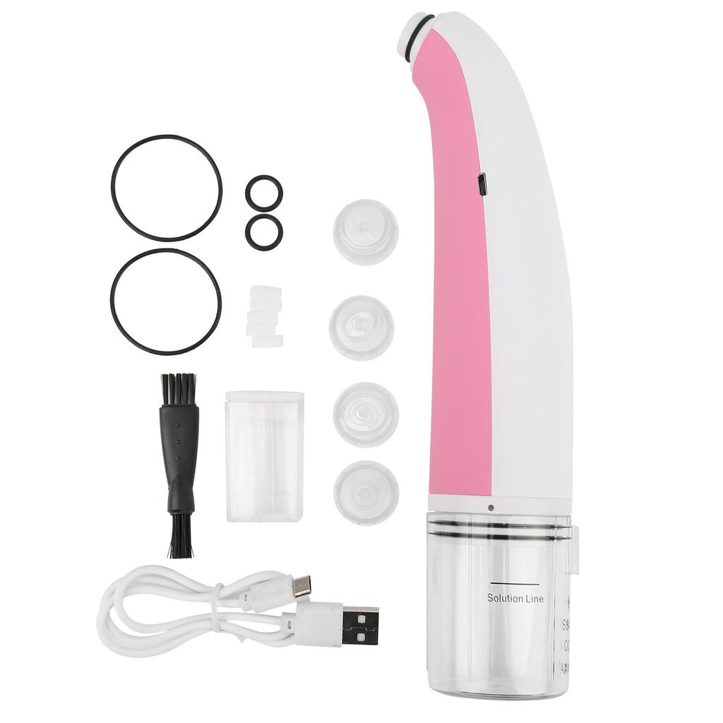 Small Bubble Blackhead Removal Suction Instrument Portable Electric Face Pore CleanerPink