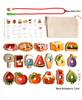 Montessori Caterpillar Lacing Beads Game for Children's Logical Thinking and Concentration Training