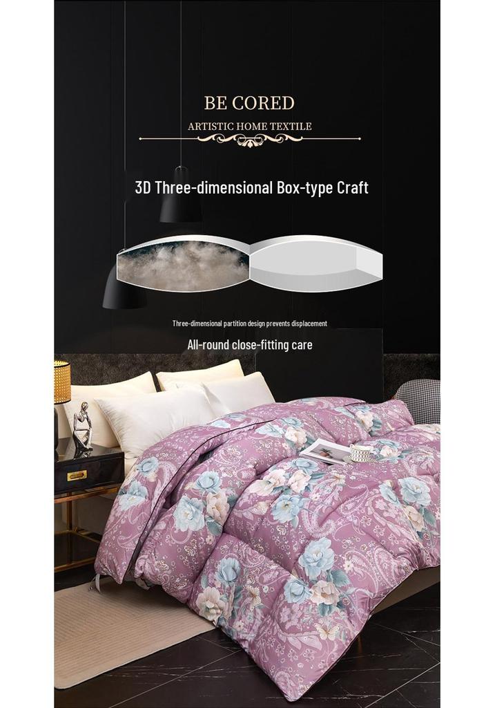 Pure Cotton Chenille Printed Quilt - Seasonal Comfort Collection