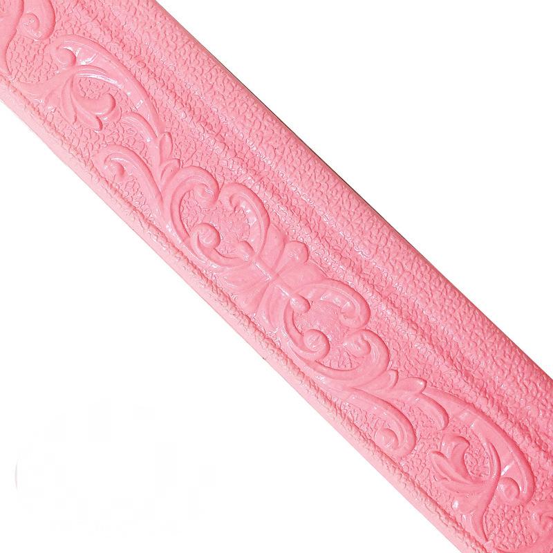 1ks pro podlahové rohové samolepky na zeď Samolepící linie pasu 3D reliéfní domácí dekorace