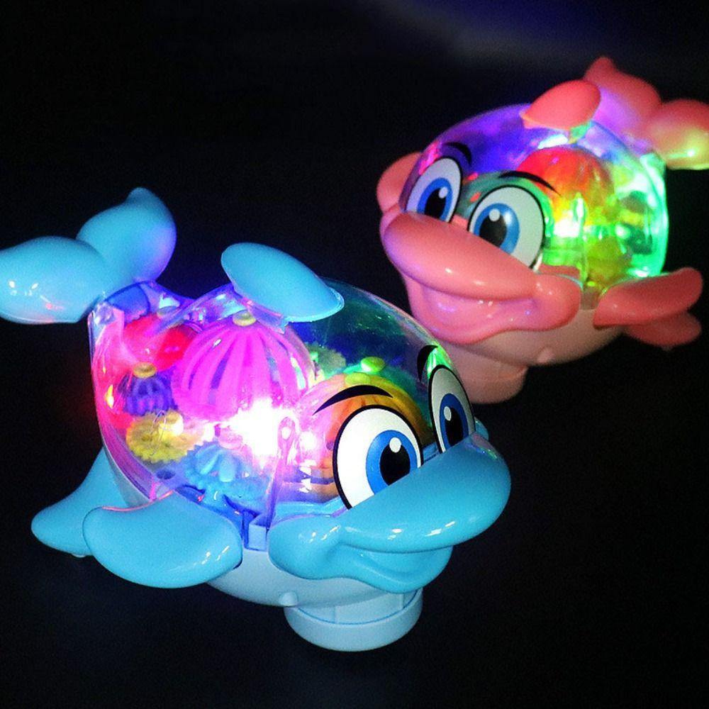 Light Music Light Up Dolphin Toy Electric Simulation Sea Animal Toy  Toddlers  Kids