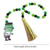 Halloween Wood Bead Garland Farmhouse Rustic Wood Beads Prayer Beads