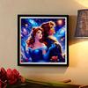 Disney 5D Diamond Painting Princess and Prince Cross Stitch Mosaic Kit Home Decor Wall Sticker DIY Handmade Gift