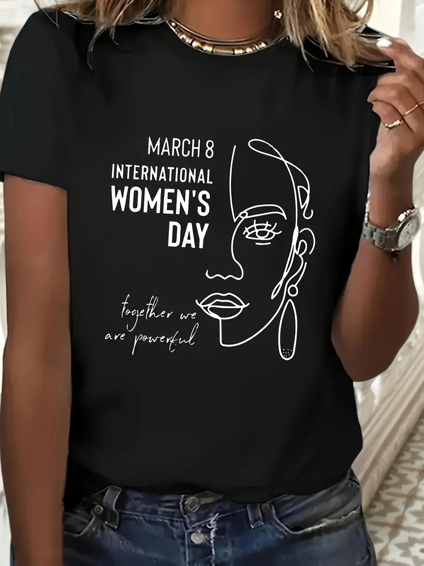 March 8 International Women s Day Together T-shirt XXXL
