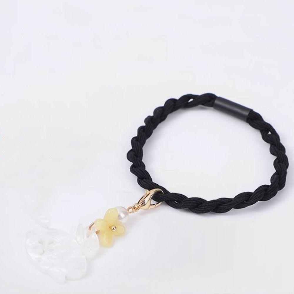 Tassel Hanfu Tassel Headwear Hair Band Weave Hair Rope Retro Chinese Style Rubber Band  Hair Band