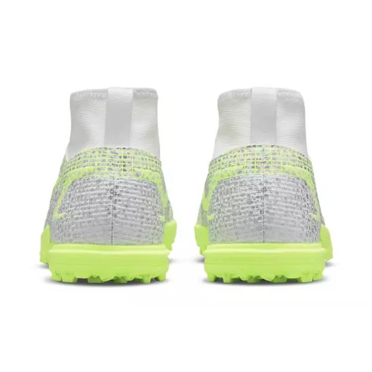 New Nike Mercurial Superfly 8 Academy TF Metallic Silver Volt GS CV0789-107