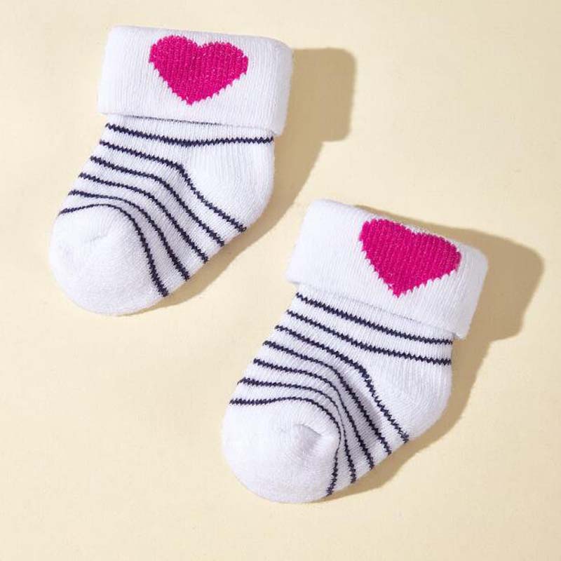 3Pair/lot new girls' warm socks for autumn and winter