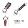 Leather Keychain Car Styling Emblem Metal Pendant For Citroen Xsara Grand Picasso Jumper Cactus Saxo Jumpy C8 C-Elysee CelyseeC6
