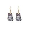 Cute Cartoon Kitten Earrings - Fun, Creative, and Fashionable Animal Drops In Japanese and Korean Styles for European and American Tastes.