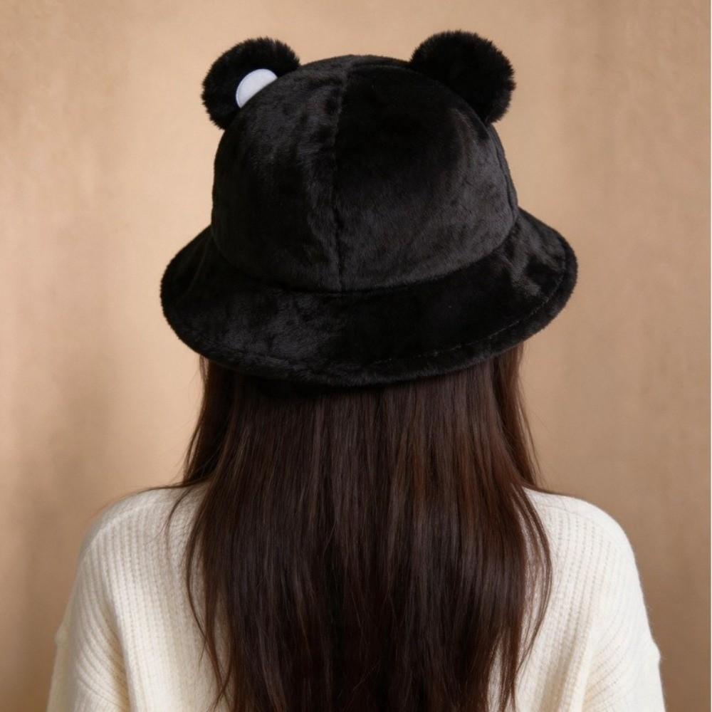 Thickened Plush Bucket Hat Windproof Beanies Hat Fashion Winter Hat Outdoor