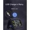 Solar Wireless Tire Pressure Monitoring System TPMS Auto Security Alarm Device Digital Colorful Display With 4 sensors