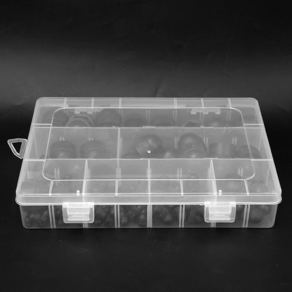 145 Stück Nylon Kunststoff Sechskantmutter Abdeckung Schrauben Schutzkappe M4 M5 M6 M8 M10 M12 Hardware Befestigungselemente