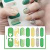 Flower Nail Art Stickers Full Wrap Nail Stickers Self-Adhesive Nail Art Decals