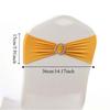 10Pcs Elegant Chair Bowknot Ribbon Decors Modern High Elastic Chair Sash Bow Reusable Back Cover Back Tie Sashes Home