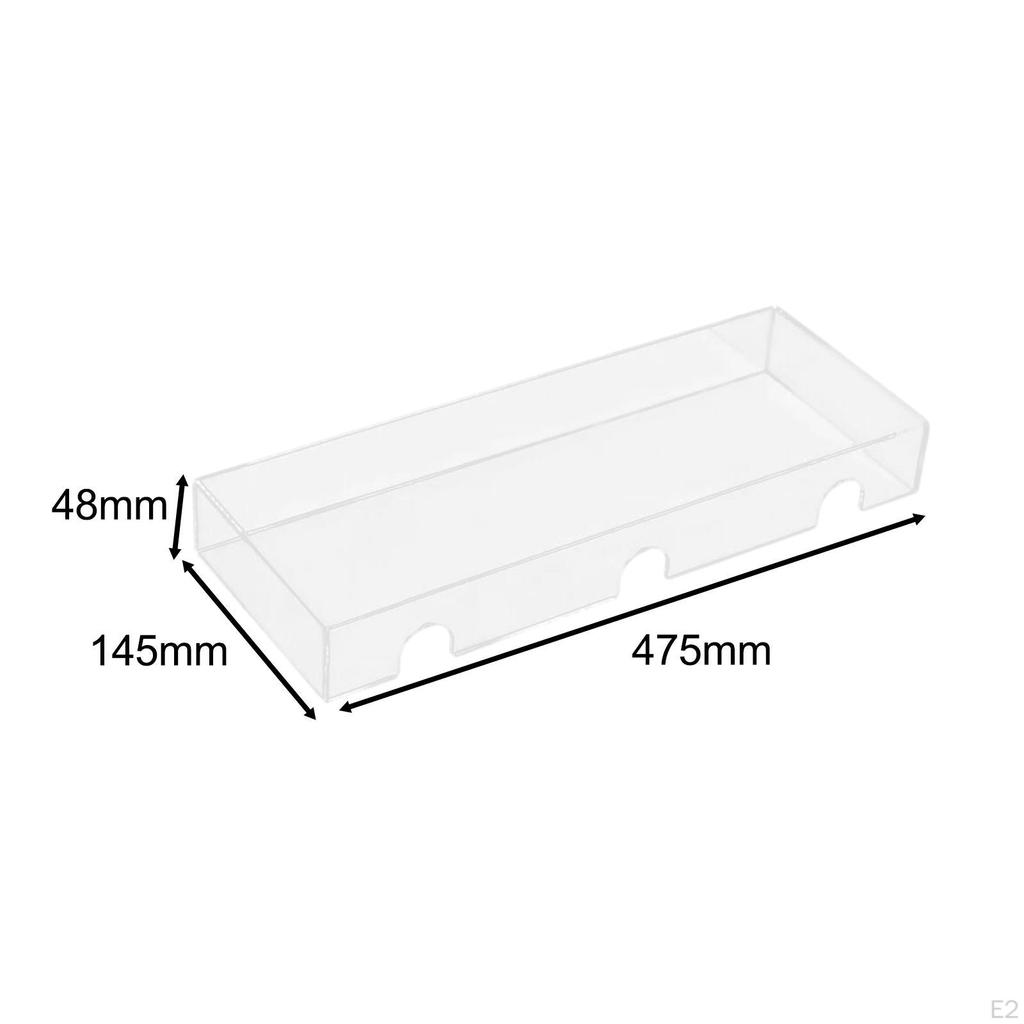 Housse de protection pour clavier en acrylique transparent, claviers mécaniques portables de qualité supérieure, anti-poussière