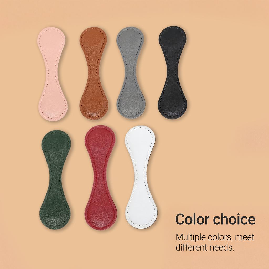 Retro Magnetic Leather Bookmark, Double-ended Positioning Leather Magnetic Bookmark, Bookmark Accessory