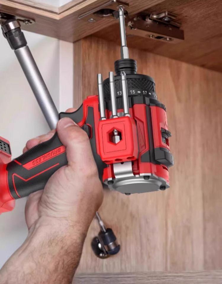 Delixi Rechargeable Brushless Electric Screwdriver & Drill Combo