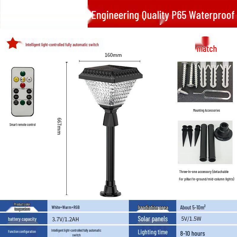 UOSU Solar RGB Outdoor Garden Light