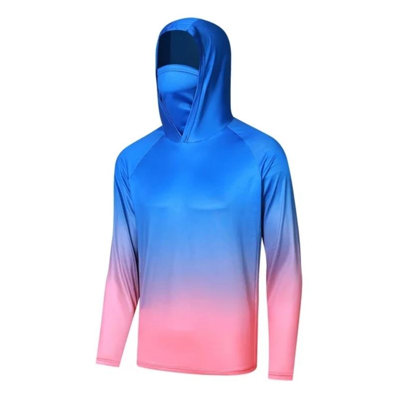 Fishing Clothes Summer Outdoor Men Long Sleeve T-shirt Sun Protection Clothing