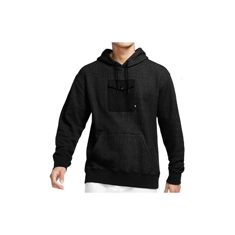 Nike Sweatshirts Men's Black Hooded Moderate Other CK5132-010