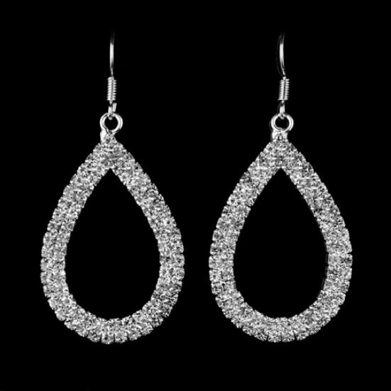 Hoop Earring Decorative Comfortable Exquisite Tear Drop Earrings for Festival