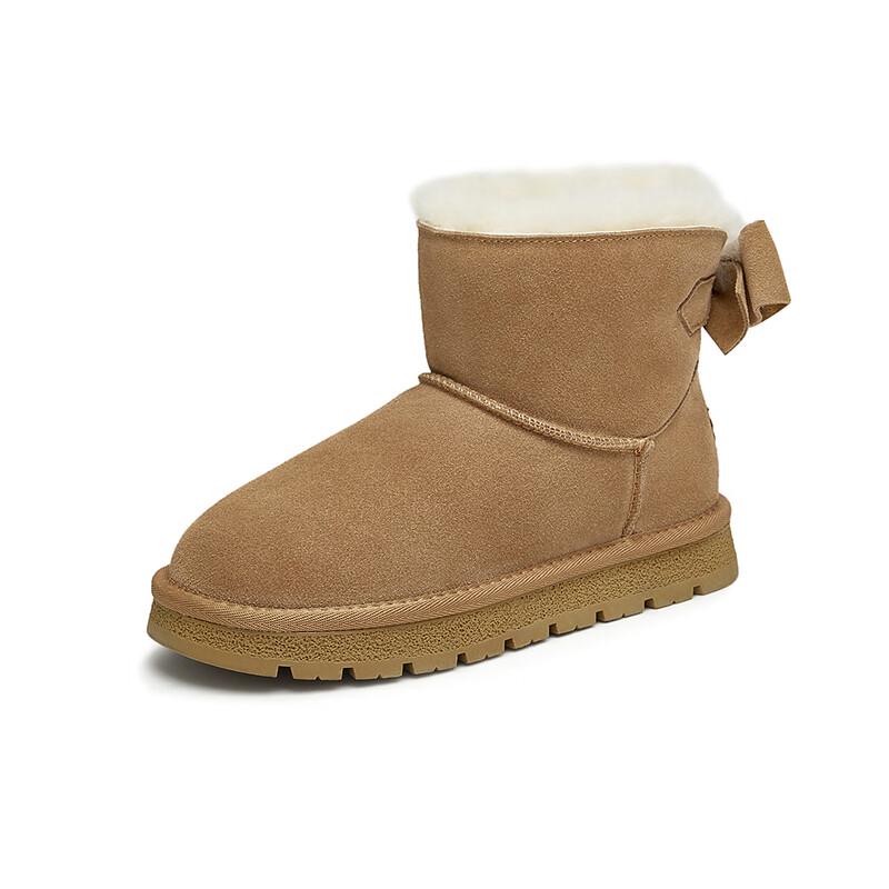 TATA Women s Fashion Warm Fleece-Lined Snow Ankle Boots 36