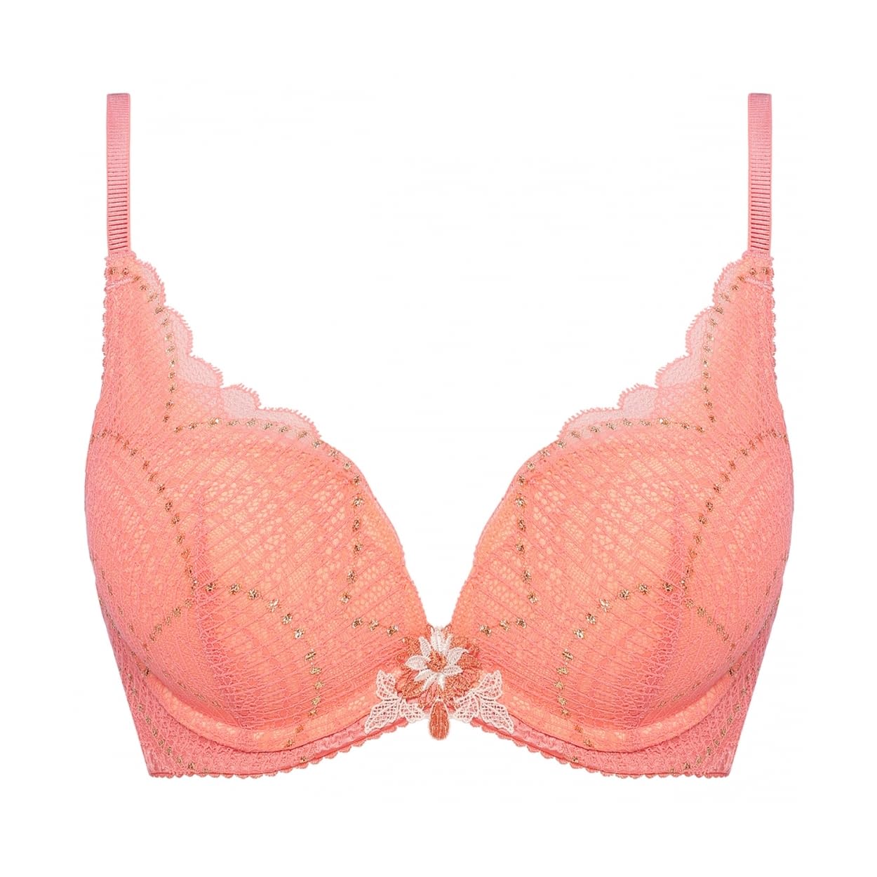 AMOSTYLE Dream Deep V My Flower M020 Бюст 65 Бюстгальтер(р) (розовый),