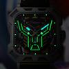 Fashion Automatic Mechanical Watch For Men Luxury Waterproof Men Watch Square Transparent Hollow Design Sports Wristwatches