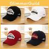Fashionable Vintage Summer Baseball Cap With English Letter Embroidery For Women