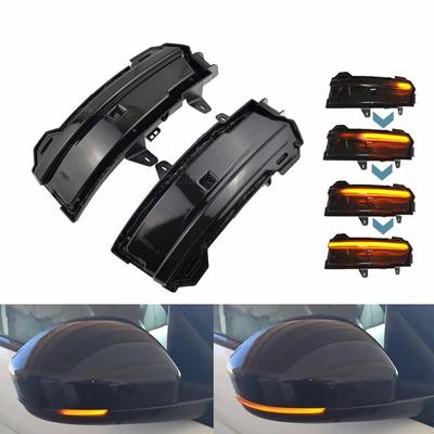 Para land rover range rover evoque 2014-2018 velar 2018 descoberta esporte 2x led espelho retrovisor lateral pisca dinâmico luz indicadora de sinal de volta