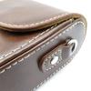 [No Brand] Synthetic Leather Digital Camera Case, Compatible with Panasonic TZ90, Storage and Protection Pouch (Dark Brown) [Parallel Import]