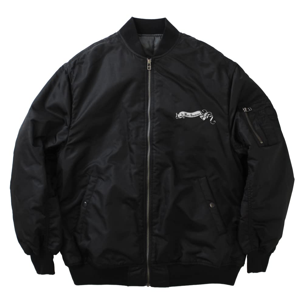 COSPA Sword Art Online: Kirito the Black Swordsman MA-1 Jacket, Black, Size L