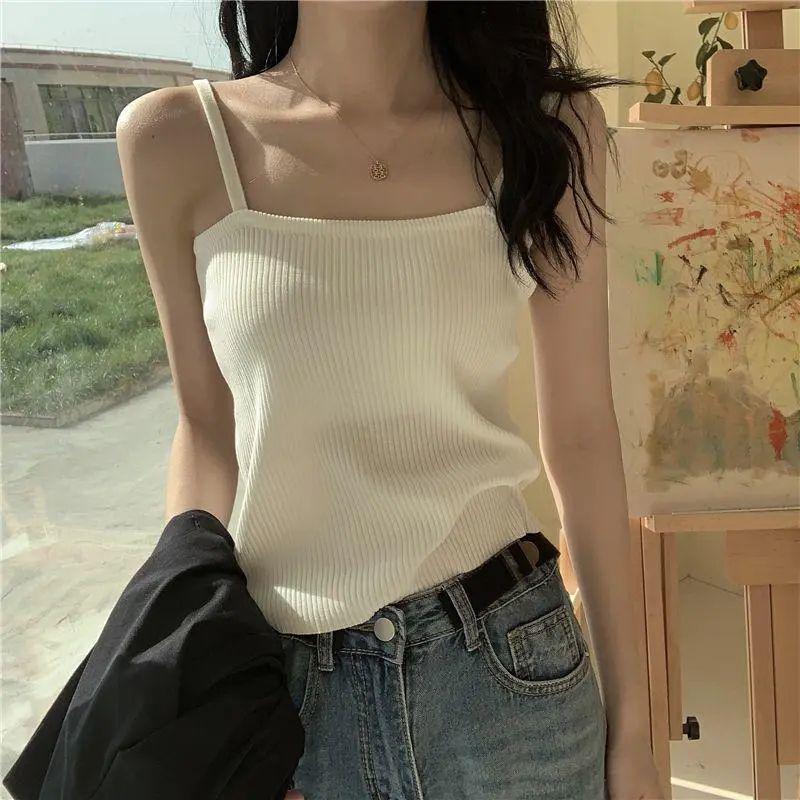 

Hot Girl One-Shoulder Halter Long Sleeve Knitted Sweater - Slim Fit Women s Autumn/Winter M 48-52 kg