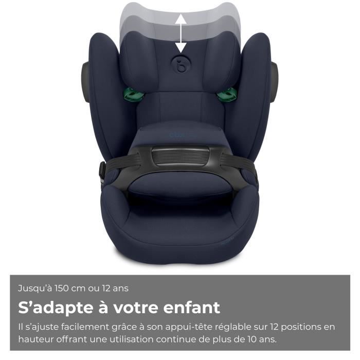 Siège auto Pallas B3 i-size Cbx by Cybex - 76 à 150 cm - 9 à 50 kg - 15 mois à 12 ans - Navy blue